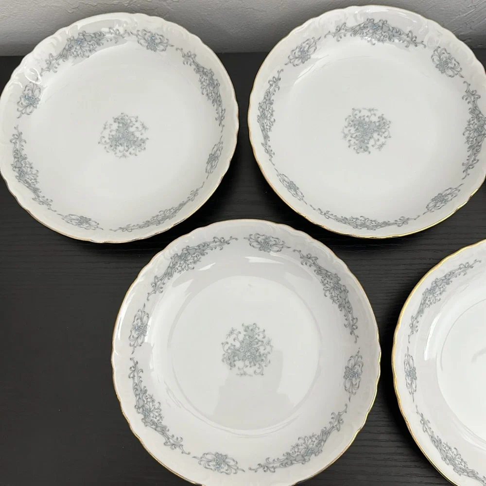 Rose China Florissant Coupe 5 Soup Bowls